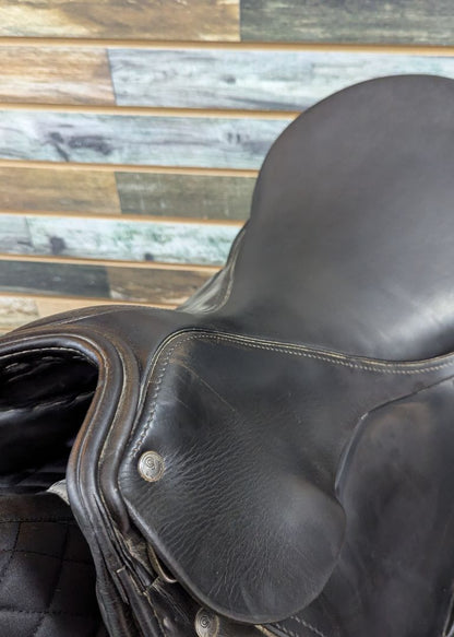 USED W-Germany Profi Exklusiv Dressage Saddle 17" Black