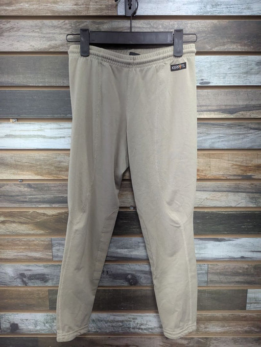 USED Kerrits Knee Patch Breeches L Tan