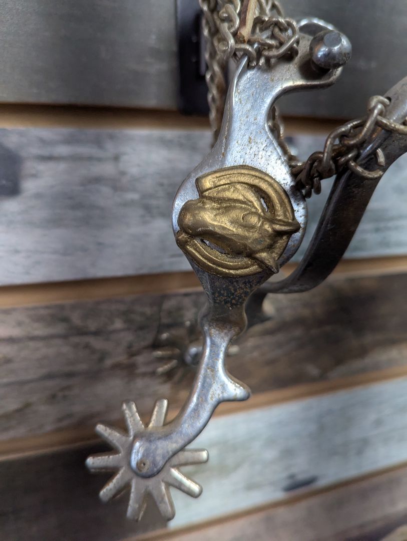 USED  Spurs With Chains