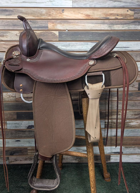USED High Horse (Circle Y) High Horse Partically Synthetic 16" 7" Gullet Brown