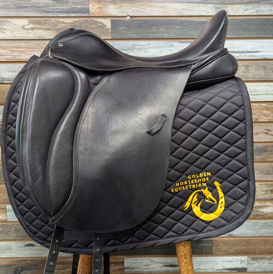 USED Loxley Dressage Saddle w/ Cover 18" Black