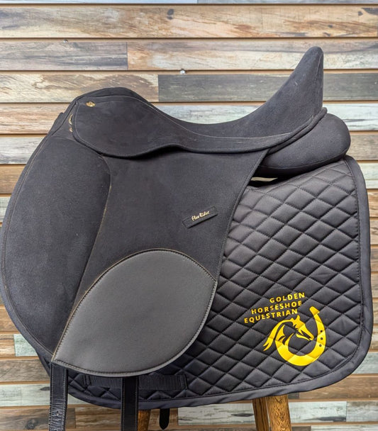 USED Flex Rider Dressage Saddle 16.5" Black