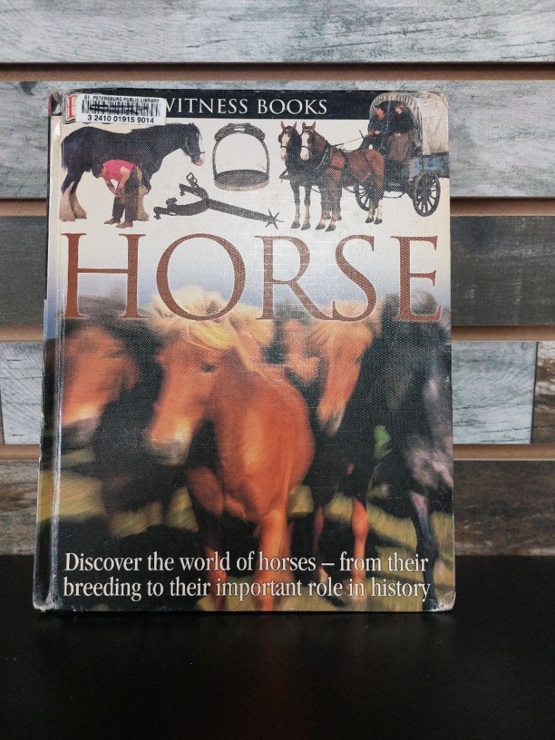 USED Eyewitness Book Horses  White/black