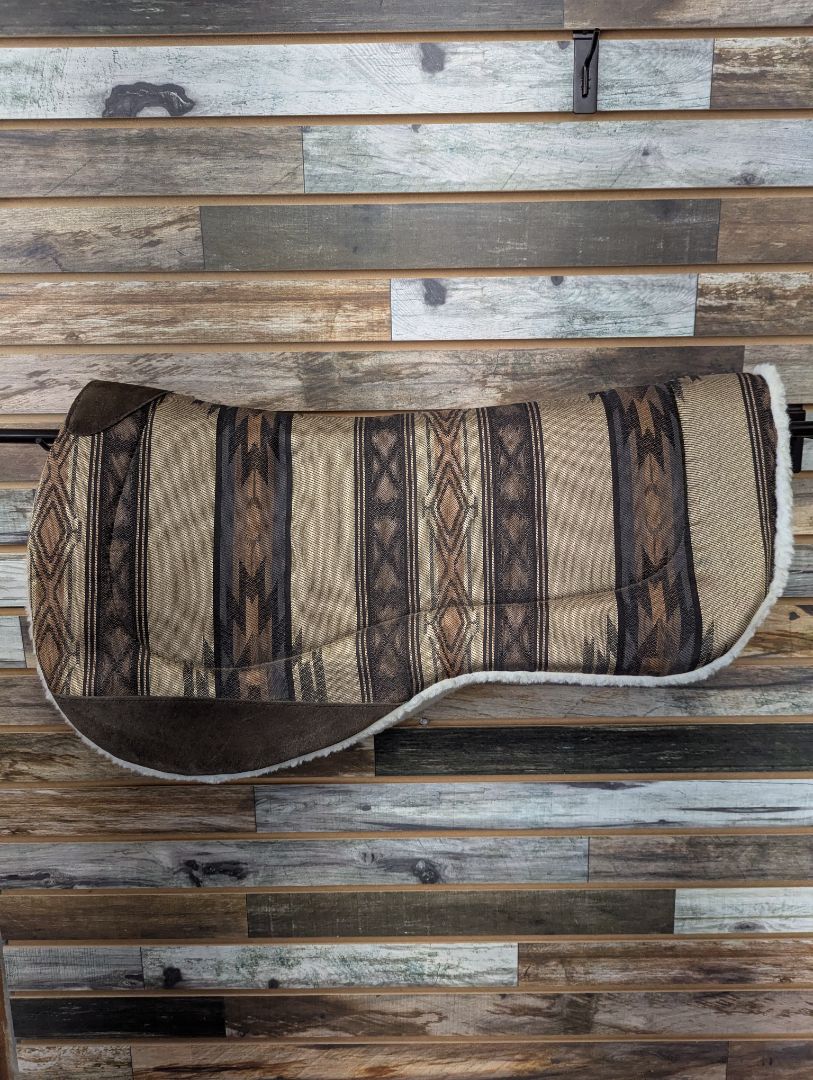USED Tolkat Western Saddle Pads  Brown/Aztec