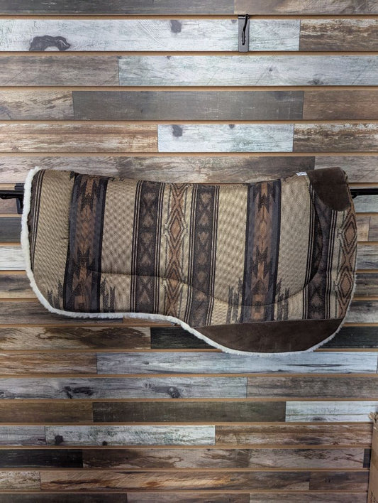 USED Tolkat Western Saddle Pads  Brown/Aztec