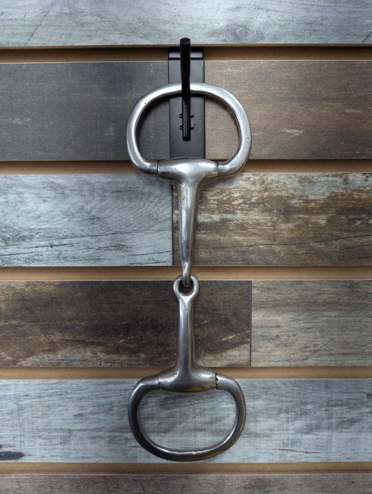 USED  5" Stainless Steel Smooth Taper EggButt Snaffle
