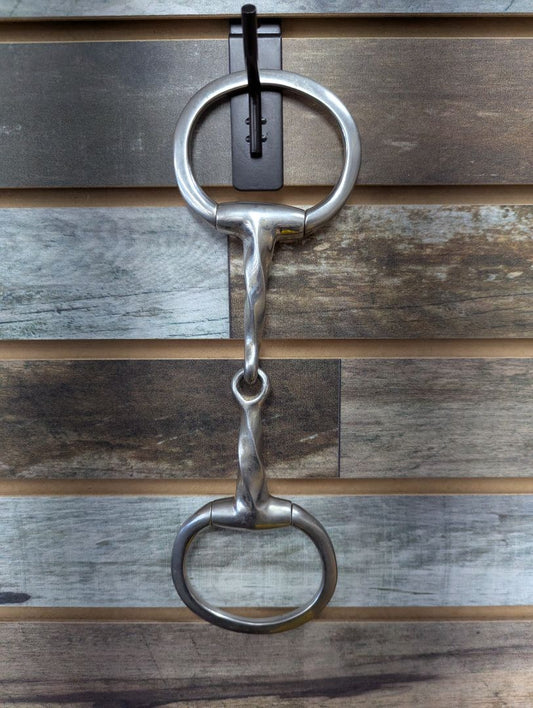 USED  5 1/4" Twisted Stainless Steel Eggbutt Snaffle