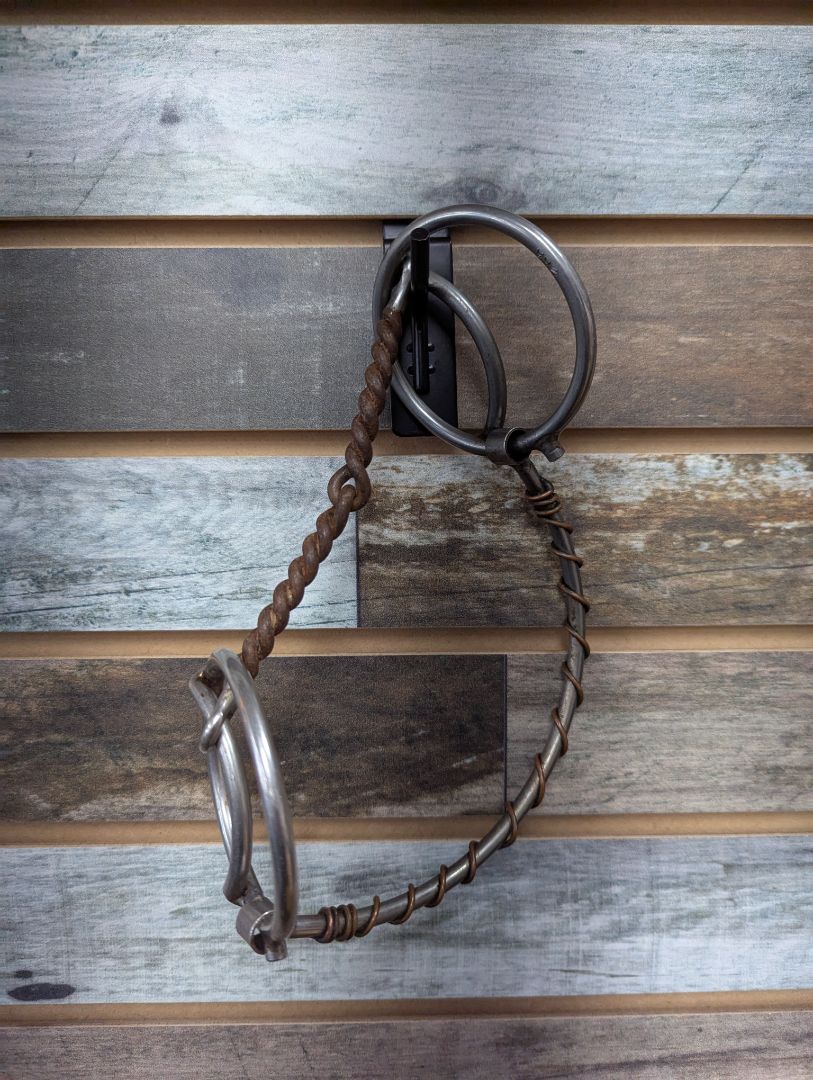 USED  6" Gag Combo Twisted Wire w/ Wire Wrapped Nose Band