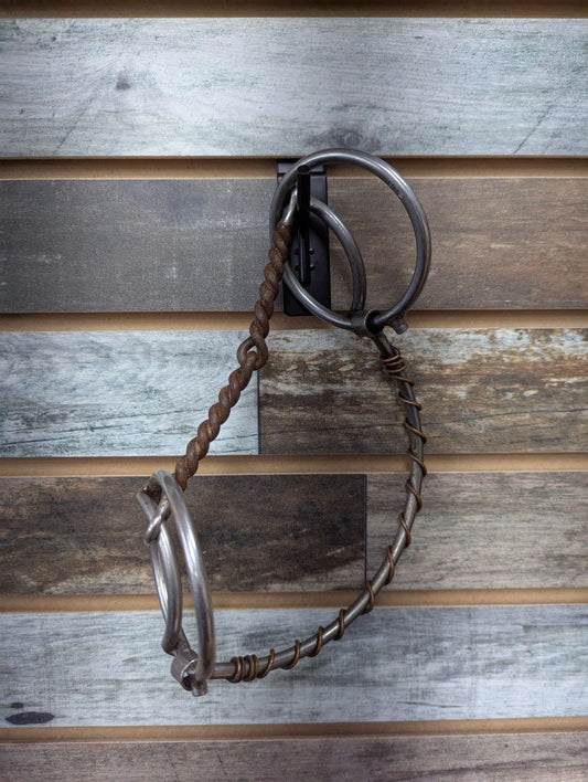 USED  6" Gag Combo Twisted Wire w/ Wire Wrapped Nose Band