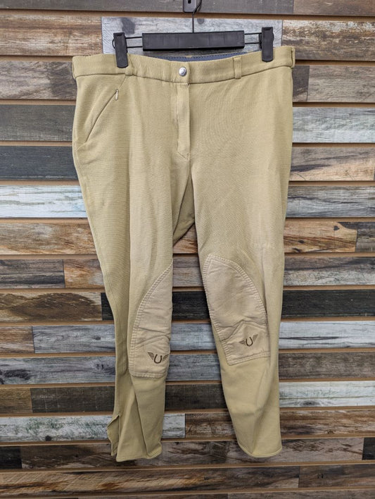USED TuffRider Ladies English Breeches 32 Tan