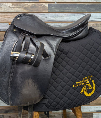 USED Charles De Kunffy Dressage Saddle 17" Black