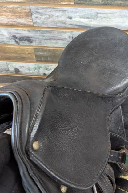 USED Charles De Kunffy Dressage Saddle 17" Black