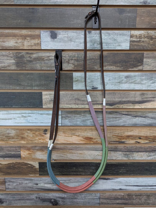 USED  English Rainbow Reins Horse Rainbow