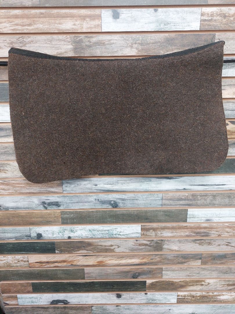 USED  Felt Saddle Pad Liner Horse Grey