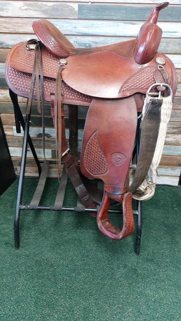 USED Hereford Western Saddle 16” Medium Oil