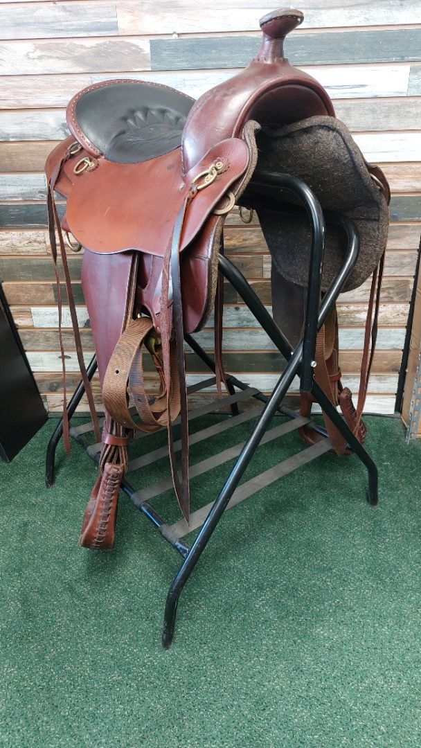 USED Hereford Western Saddle 16” Medium Oil