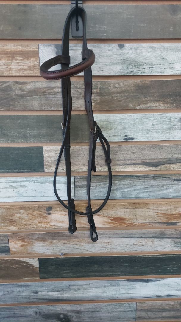 USED Collegiate English Bridle Horse Dark Oil