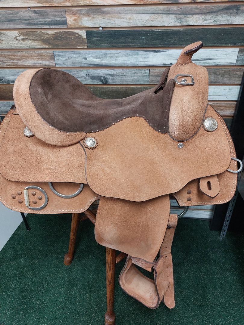 USED Tough1 Training Saddle 15" Tan