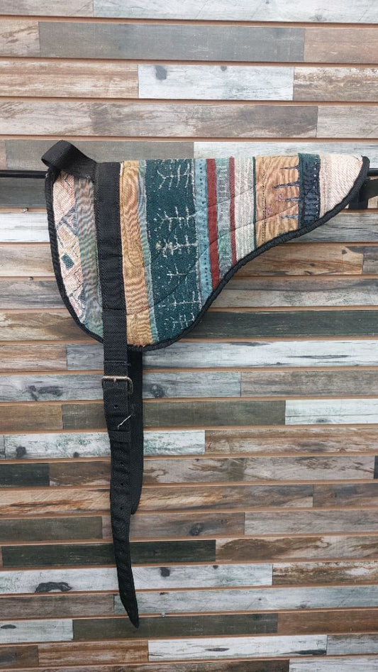 USED Toklat Bareback Pad Horse Blue/Tan/Red Navajo