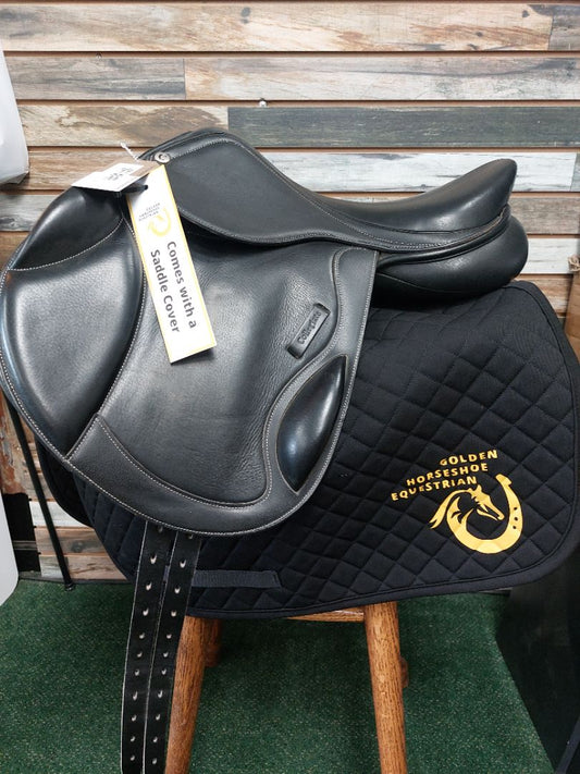 USED Collgiate Event English Saddle 16.5 Black