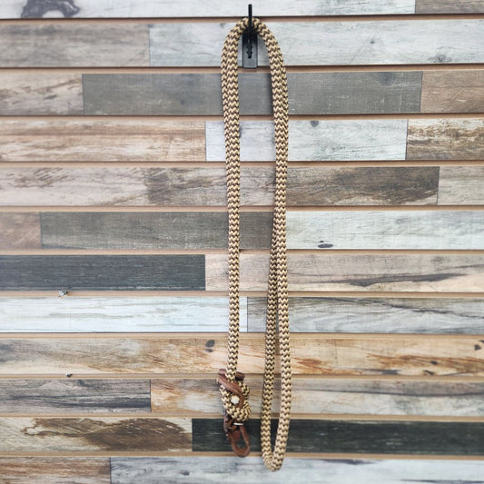 USED  Yacht Rope Western Reins  Brown/Tan