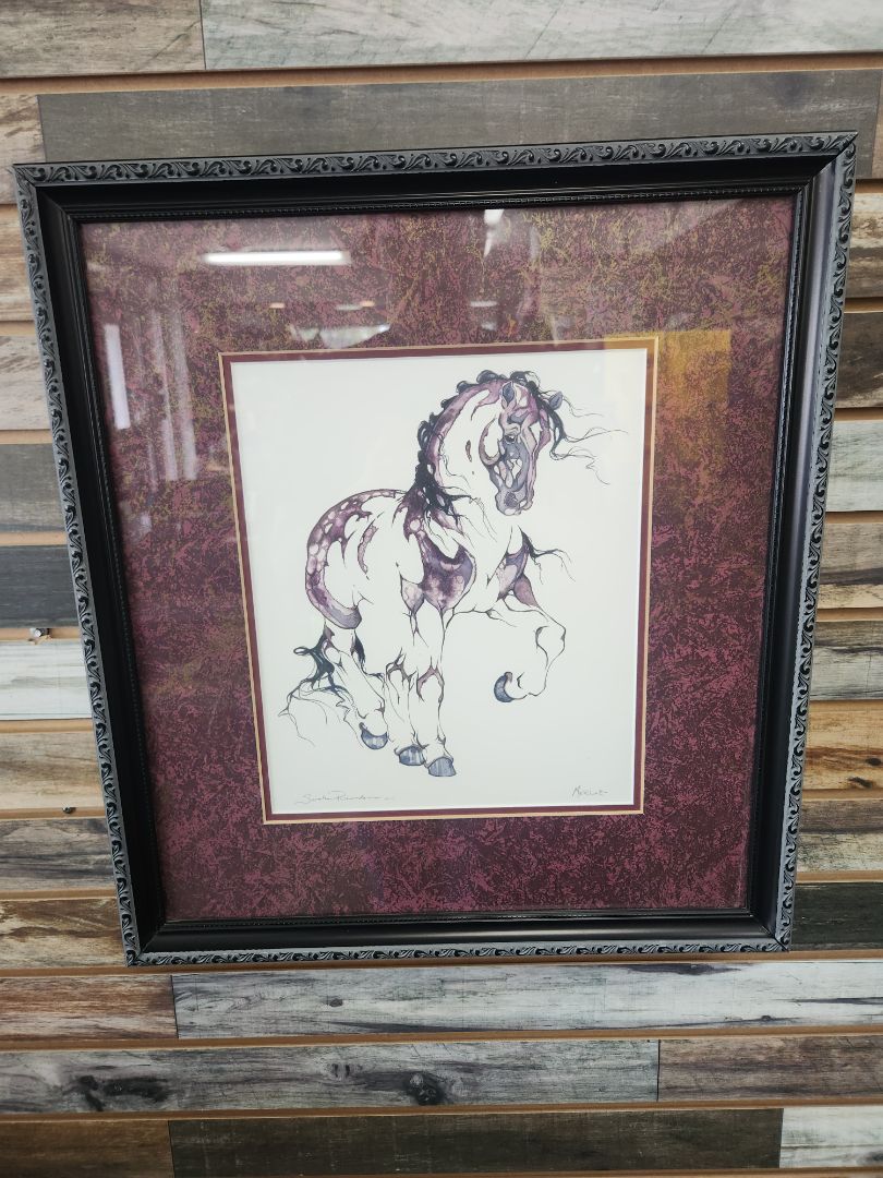 USED Sarah Mitchells Framed Print "Merlot"