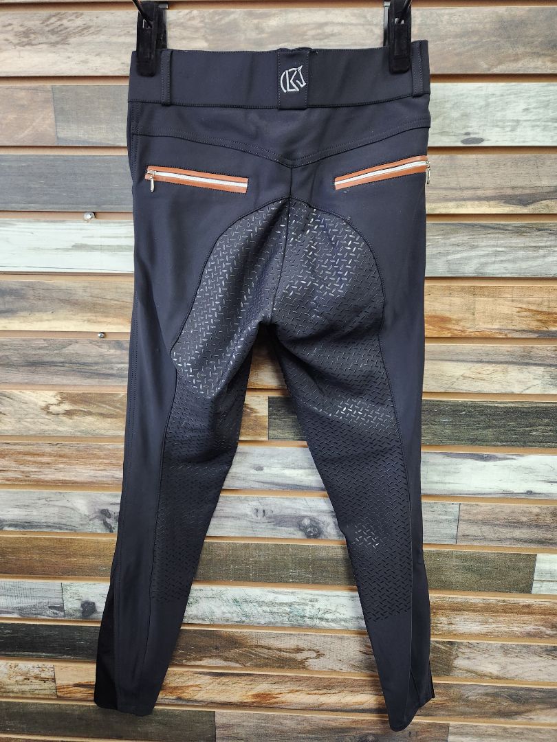 USED KL Select Ladies English Breeches w/ Full Seat 22R Black