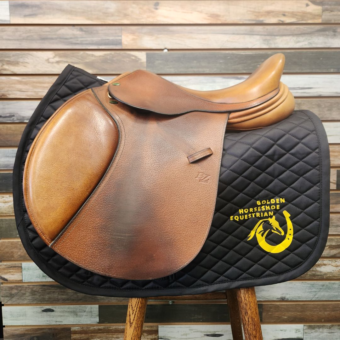 USED Beval BZ Natural Jump Saddle 16" Medium Oil