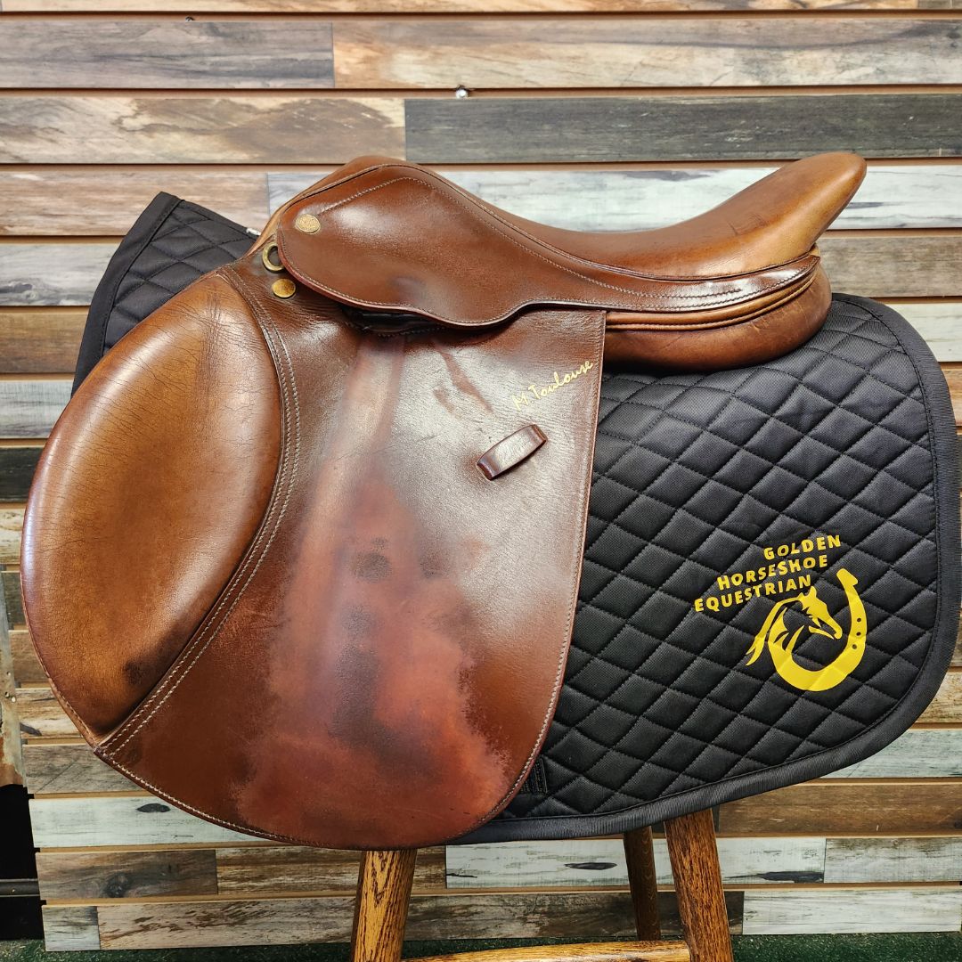 USED M. Toulouse All Purpose Saddle 17" Medium Oil