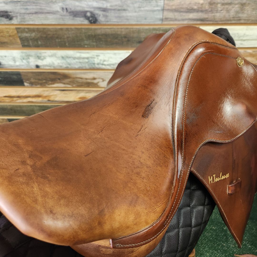 USED M. Toulouse All Purpose Saddle 17" Medium Oil