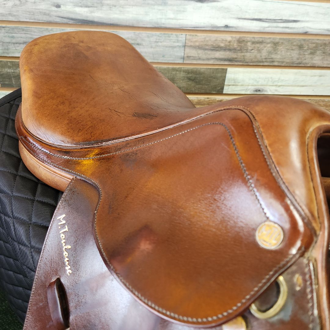 USED M. Toulouse All Purpose Saddle 17" Medium Oil