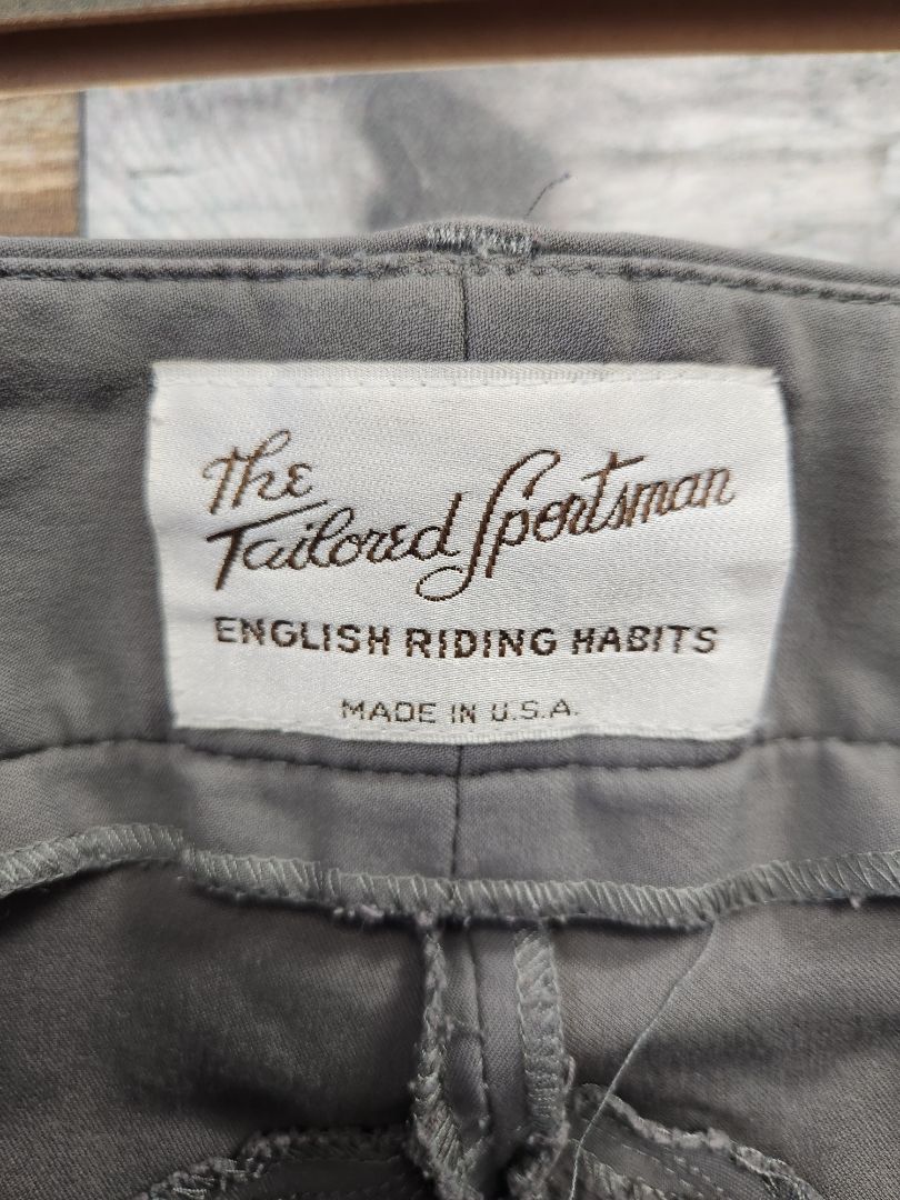 USED Tailored Sportsman Ladies English Breeches 26R Grey