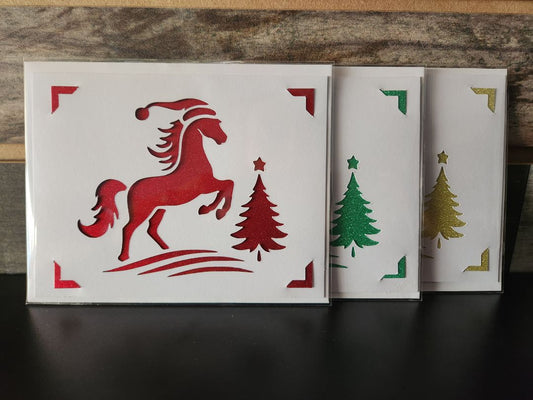 GGF Jingle Horse Card 4.25" x 5.5"