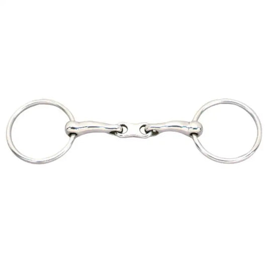 Bit Stainless Steel French Link Loose Ring Snaffle 4.75"