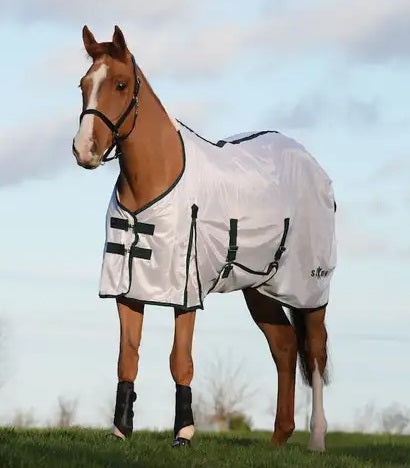 sSaxon Mesh w/ Gusset Belly Wrap Standard Neck Fly Sheet