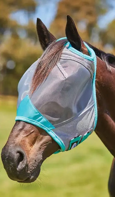 Comfitex Fly Mask Gry/Turq