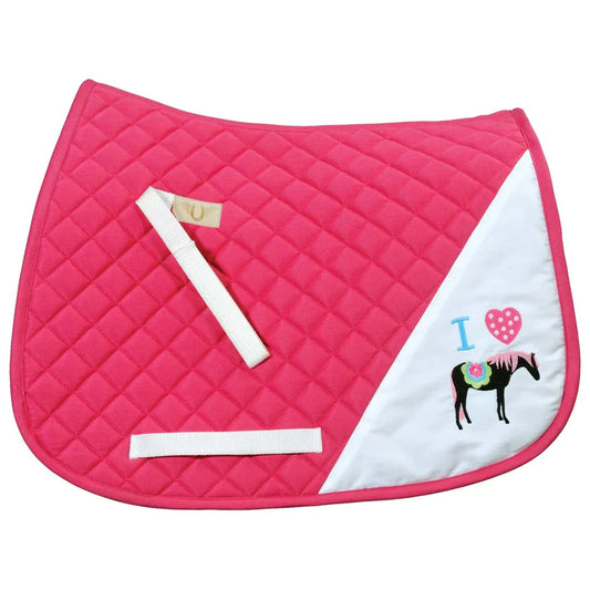 TuffRider Heart Pony Pad