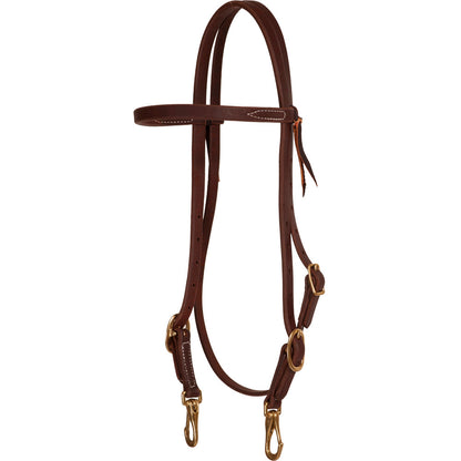 Oxbow 5/8″ Foreman Browband w/ Snap Ends Headstall