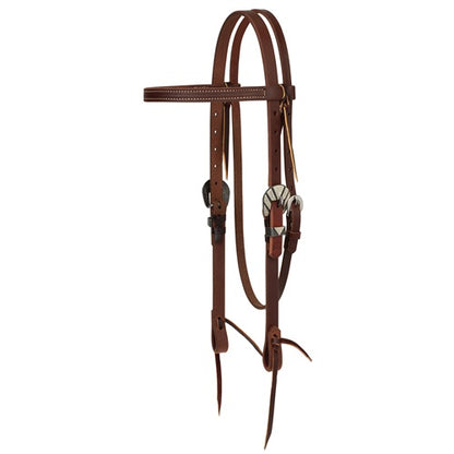 STS Ranch Signature Tack Harness Leather Headstall, 3/4"