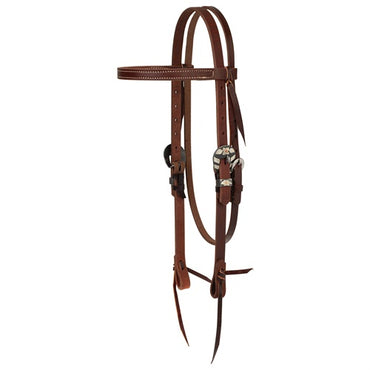 STS Ranch Signature Tack Harness Leather Headstall, 3/4"