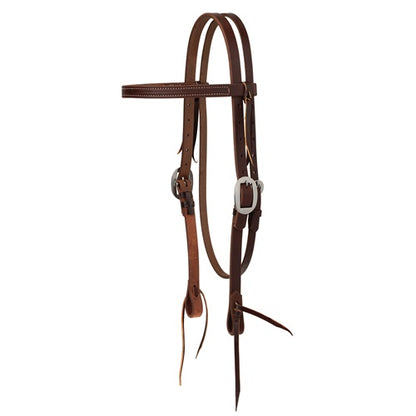 STS Ranch Signature Tack Harness Leather Headstall, 3/4"