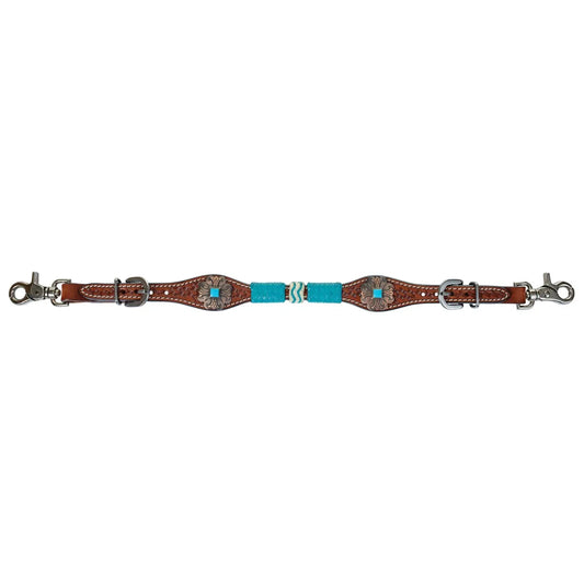 Circle Y Turquoise Roundup Wither Strap