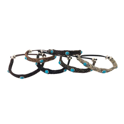 Steamboat Leather Adjustable Bracelet