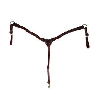 Professional's Choice - Infinity Braid Breast Collar Burgundy