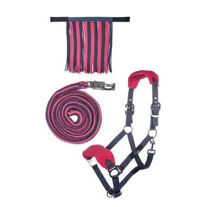 Head collar set with panic hook & fly fringe