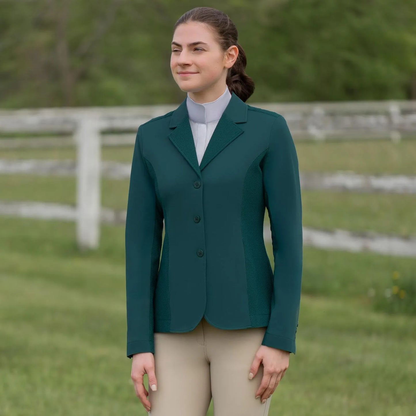 Equinavia Eva Womens Show Coat with NordicAir™ Tech Hunter Green