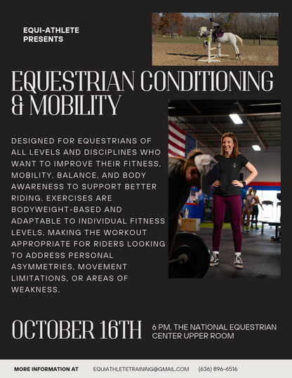 Rider Conditioning & Mobility Event with EquiAthlete