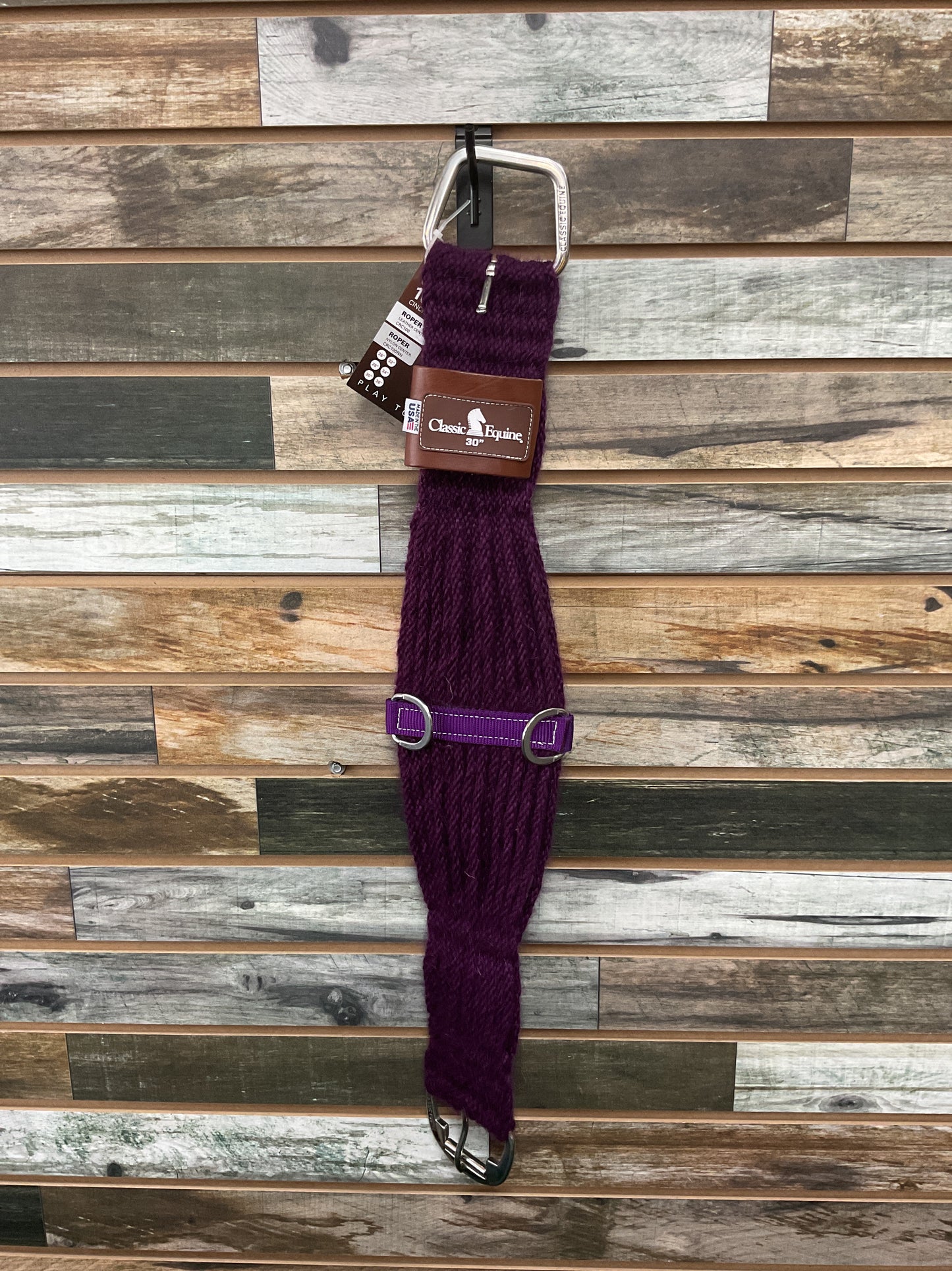 Classic Equine Colored 100% Mohair Roper Cinch