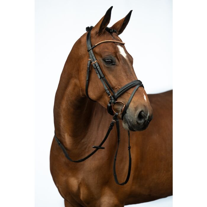 HKM Bridle -Rosegold Glamour- Style