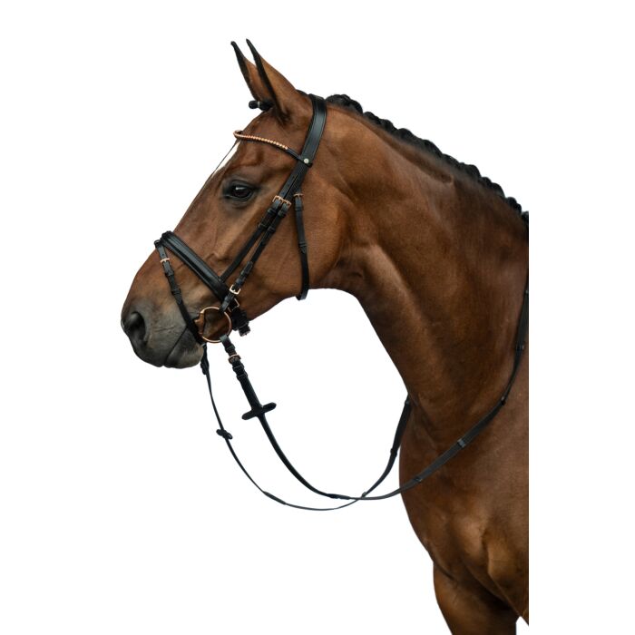 HKM Bridle -Rosegold Glamour- Style